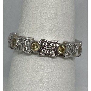 925 STERLING SILVER RING WITH CZ SIZE 7